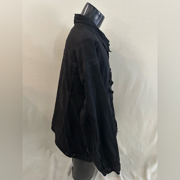 Levi’s Denim Trucker Jacket Men’s 3XL Black Classic Retro Rugged Jean Iconic - Picture 4 of 10
